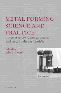 metal forming science and practice